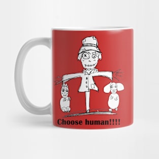 human scarecrow Mug